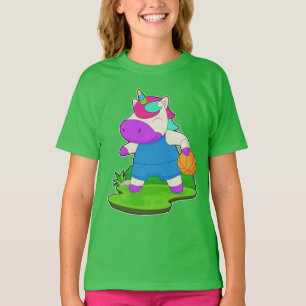 Unicorn Basketball-Spieler Basketball T-Shirt
