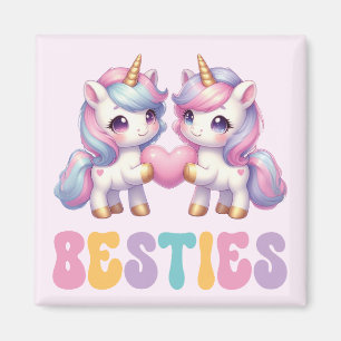 Unicorn Besties Beste Freunde für immer Magnet