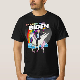 UNICORN BIDEN - Ich bin PRIDIN' mit Biden T-Shirt