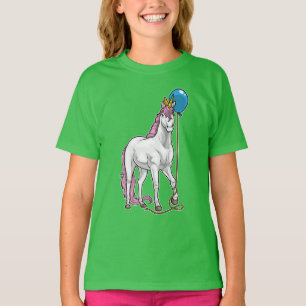 Unicorn Birthday Balloon T-Shirt