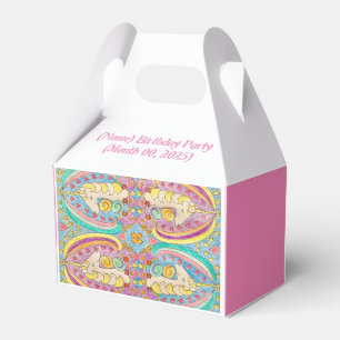 Unicorn Birthday Party Fevor Box Geschenkschachtel