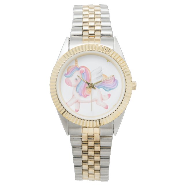 Unicorn Birthday watch Armbanduhr (Vorderseite)