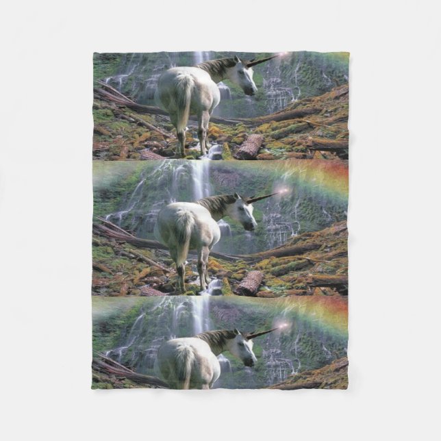 Unicorn Blanket Fleecedecke (Vorderseite)