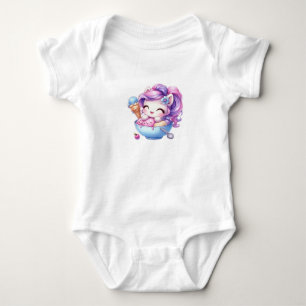 Unicorn Body Baby Strampler
