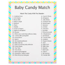 Unicorn Candy Match Baby Showspiel