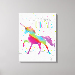 Unicorn Canvas Print Leinwanddruck