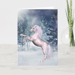 Unicorn Card Fantasy Karte