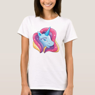 Unicorn-Cartoon T-Shirt