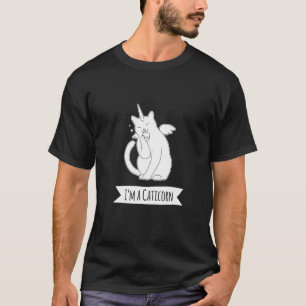 Unicorn Cat Im Caticorn für Frauen T-Shirt