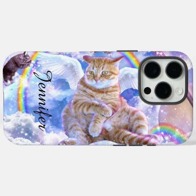 Unicorn - Caticorn Case-Mate iPhone Hülle (Rückseite (Horizontal))