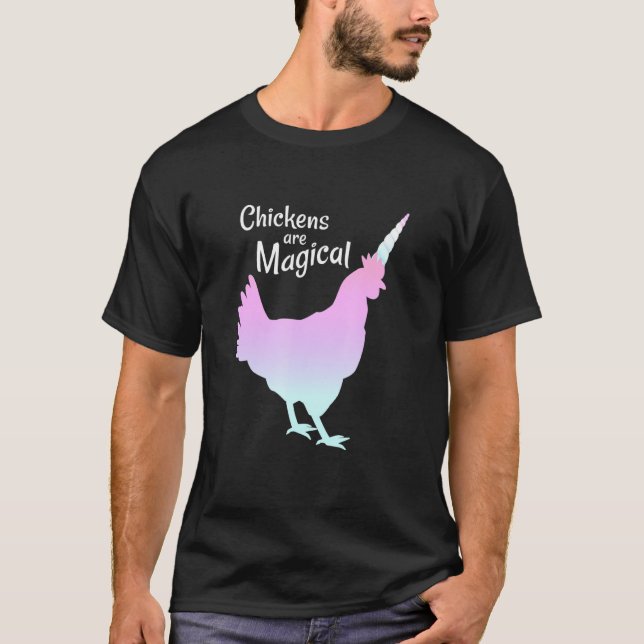 Unicorn Chicken T-Shirt (Vorderseite)