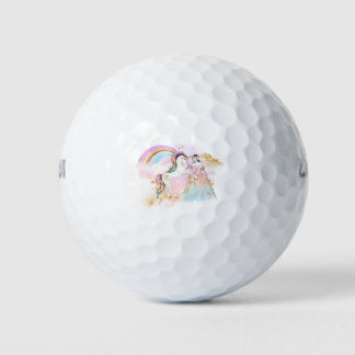 Unicorn Clipart Rainbow Fairytale Golfball