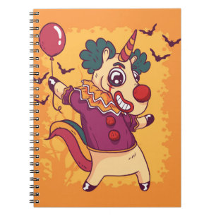 Unicorn Clown Notizblock