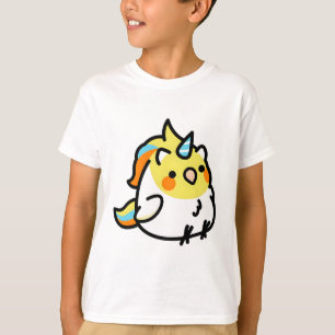 Unicorn Cockatiel Scooty T-Shirt