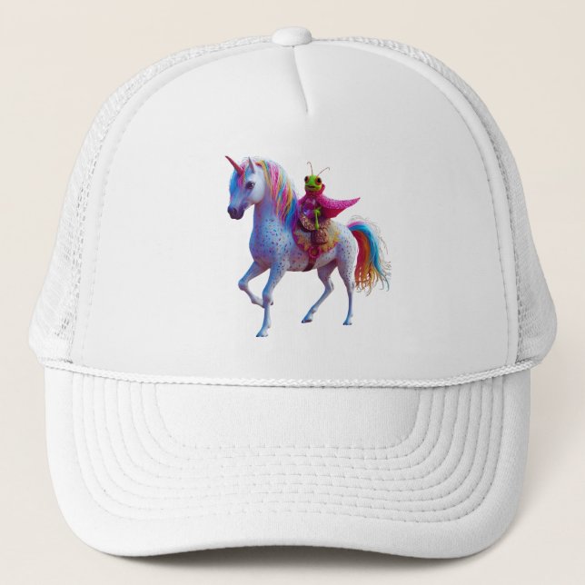 Unicorn Critter  Truckerkappe (Vorderseite)
