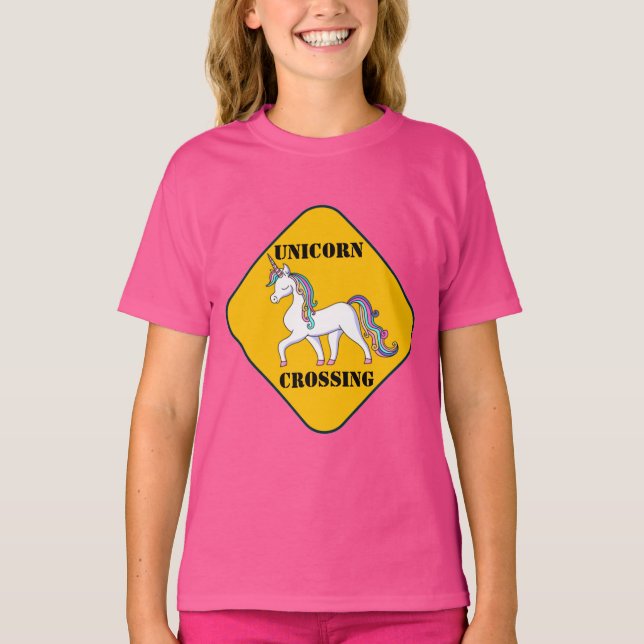 Unicorn Crossing T-Shirt (Vorderseite)