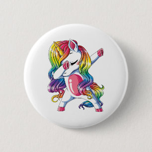 Unicorn Dabbing Geburtstagsgeschenke für Kinder J Button