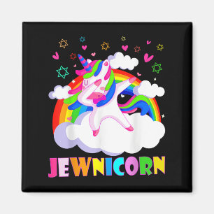 Unicorn Dabbing Rainbow Jew Rosh Hashanah J Magnet
