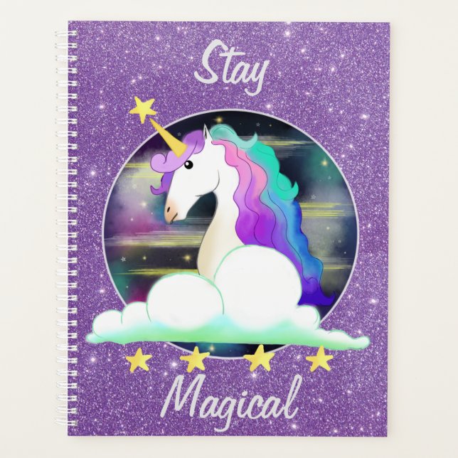 Unicorn Daily Planner Planer (Vorderseite)