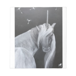 Unicorn & Dandelion notepad Notizblock
