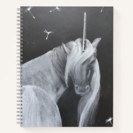 Unicorn & Dandelion spiral notebook Notizbuch
