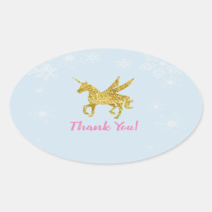 unicorn danke Ihnen Aufkleber