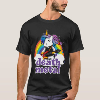 Unicorn Death Metal Niedlich T-Shirt