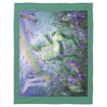 Unicorn der Buttys Kunst-Fleece-Decke