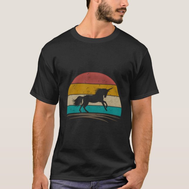 Unicorn Distressed Unicorn T-Shirt (Vorderseite)