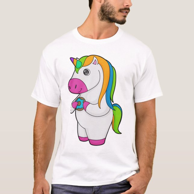 Unicorn Donut T-Shirt (Vorderseite)