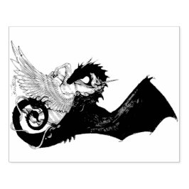 Unicorn Dragon Pegasus Pegacorn Spiral Pony Pferd Gummistempel