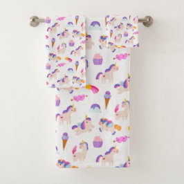 Unicorn Dreams Bath Towel Set (v.2)