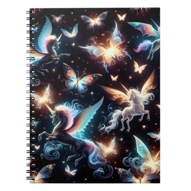 Unicorn Dreams Notizblock (Vorderseite)