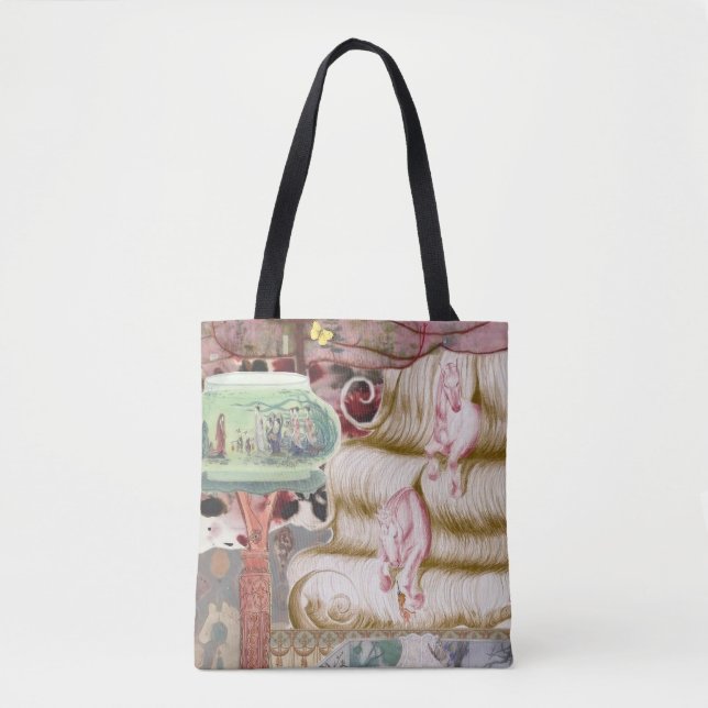 Unicorn Dreams Pink Tote Bag (Vorderseite)