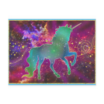 Unicorn Dreams Postkarte