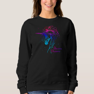 Unicorn Dreams Unicorn Vintage Fantasie Grafik 1 Sweatshirt