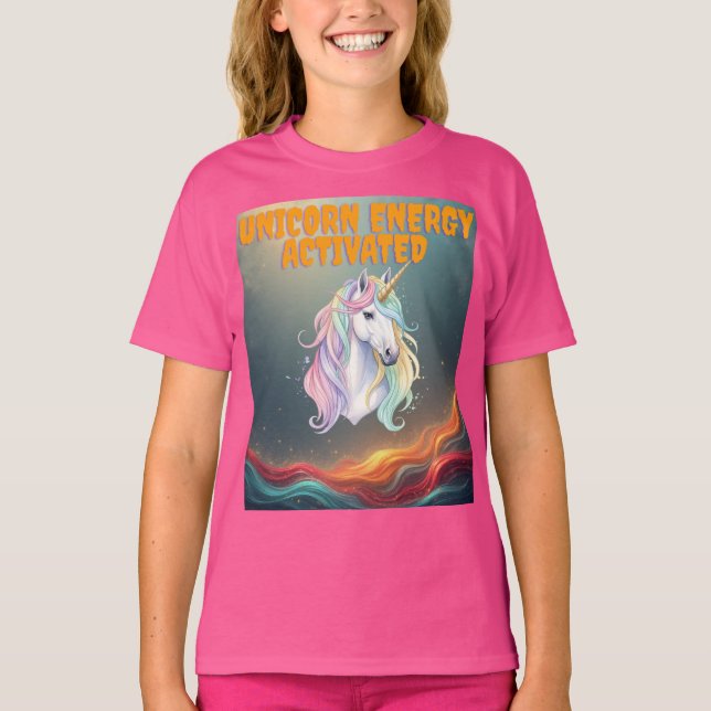 Unicorn Energy Activated T‑Shirt T-Shirt (Vorderseite)