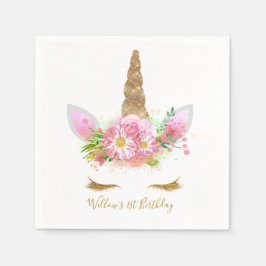 Unicorn Face Paper Napkin Serviette