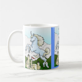 Unicorn & Fairy Burg Tasse trinken