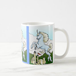 Unicorn & Fairy Burg Tasse trinken