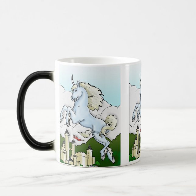 Unicorn & Fairy Castle Tasse (Links)