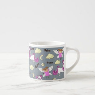 Unicorn Fairy Princess Kid-Size-Tasse Espressotasse