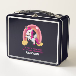 Unicorn Fan Club, Einhornliebhaber, Kanufahrer Metall Brotdose