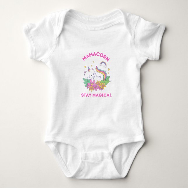 Unicorn Fan Club Magical Baby Baby Strampler (Vorderseite)
