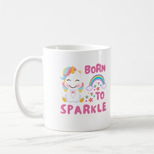 Unicorn Fan Club Magical Kids Kaffeetasse (Links)