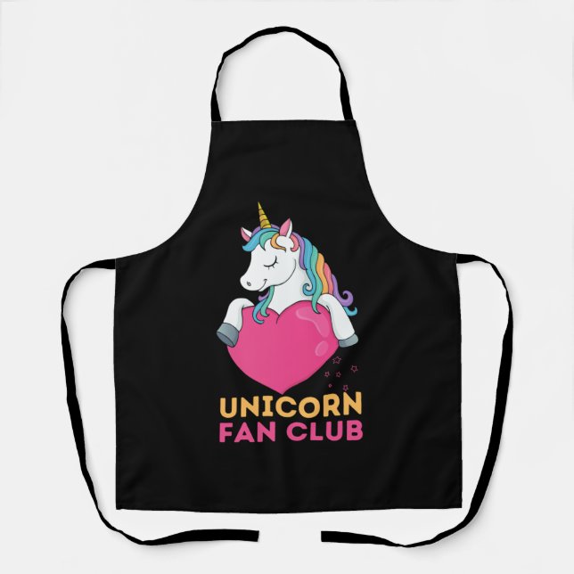 Unicorn Fan Club Schürze (Vorderseite)