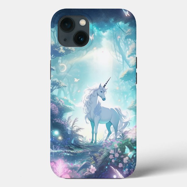 Unicorn Fantasy Art Case-Mate iPhone Hülle (Rückseite)