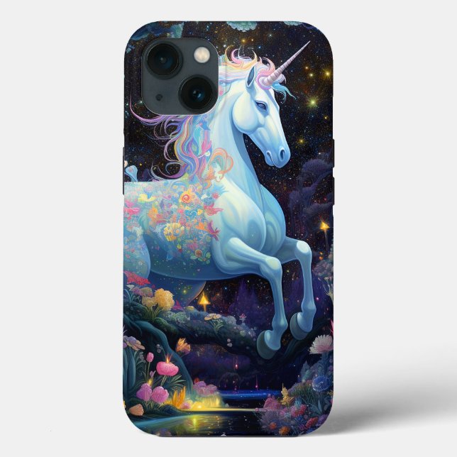 Unicorn Fantasy Art Case-Mate iPhone Hülle (Rückseite)