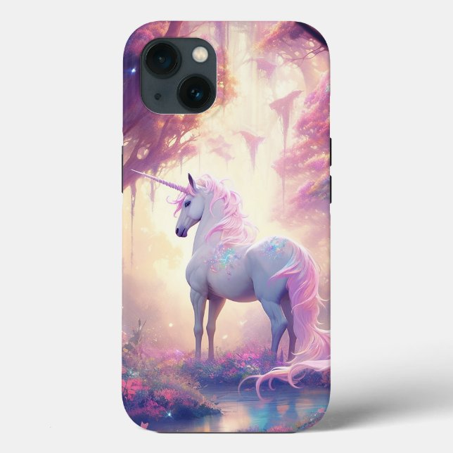 Unicorn Fantasy Art Case-Mate iPhone Hülle (Rückseite)