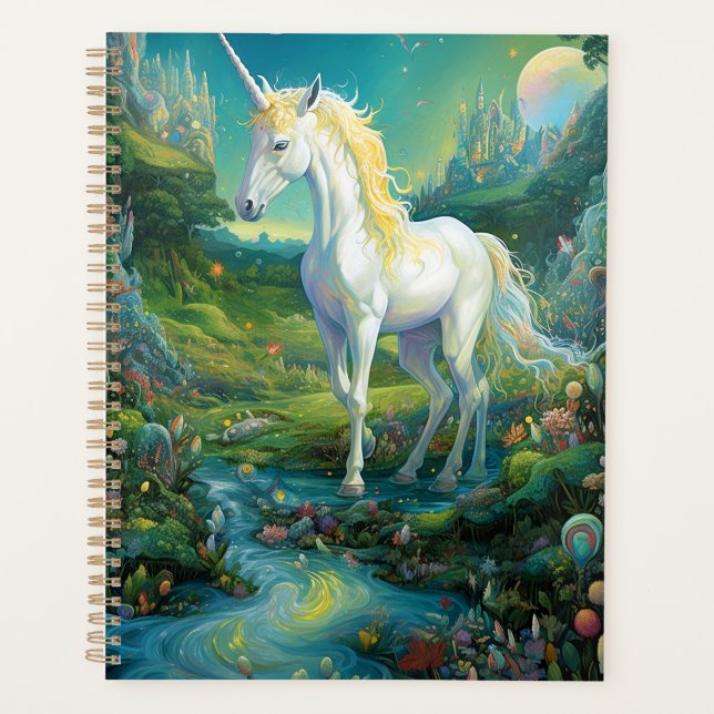 Unicorn Fantasy Art Planer (Vorderseite)